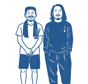 富松と後原
